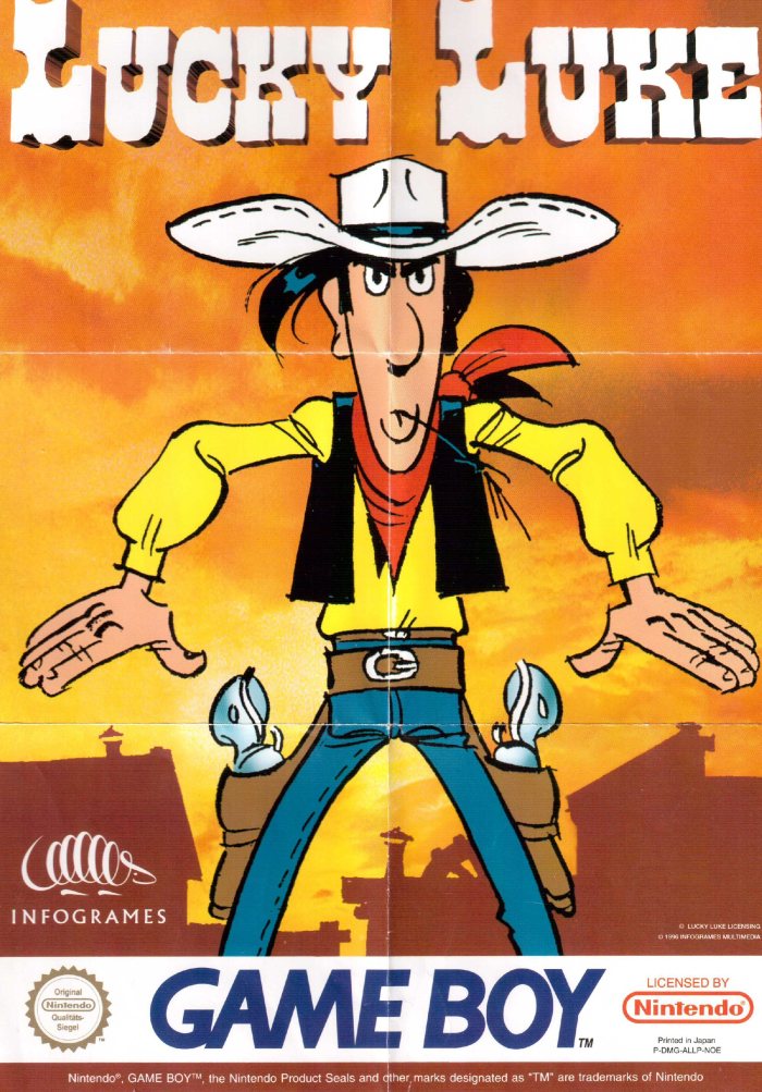 Lucky Luke NOE Back of the box