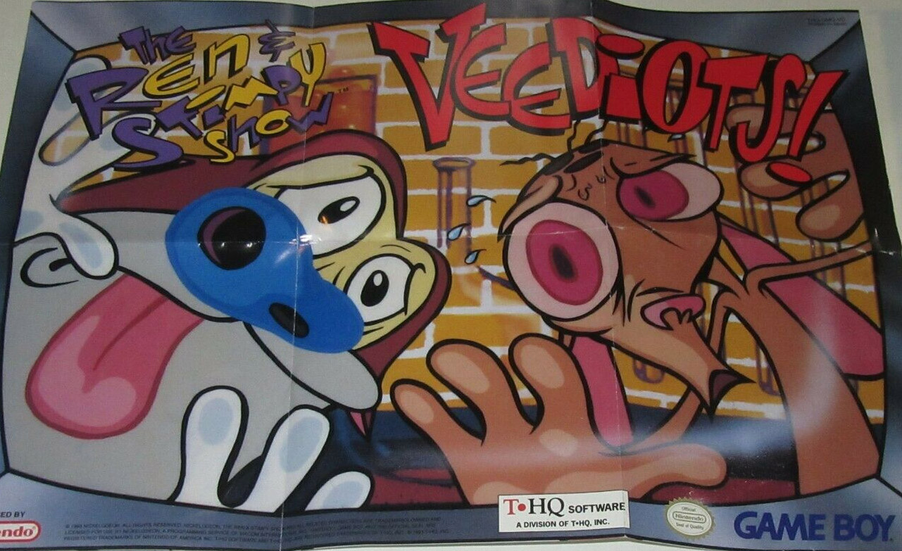 Ren & Stimpy Show Veediots! (the) USA Back of the box