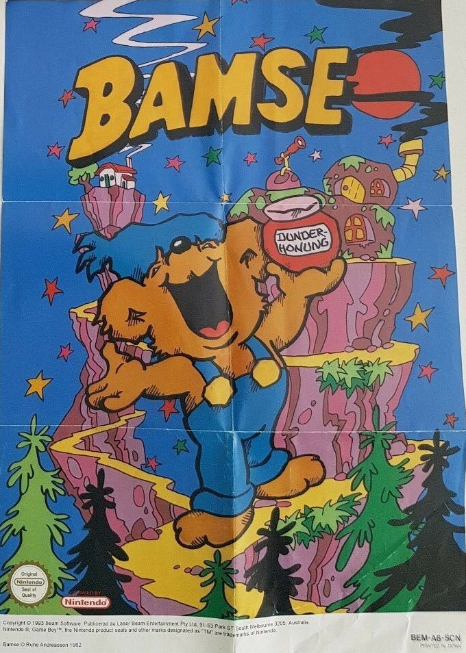 Bamse SCN Back of the box