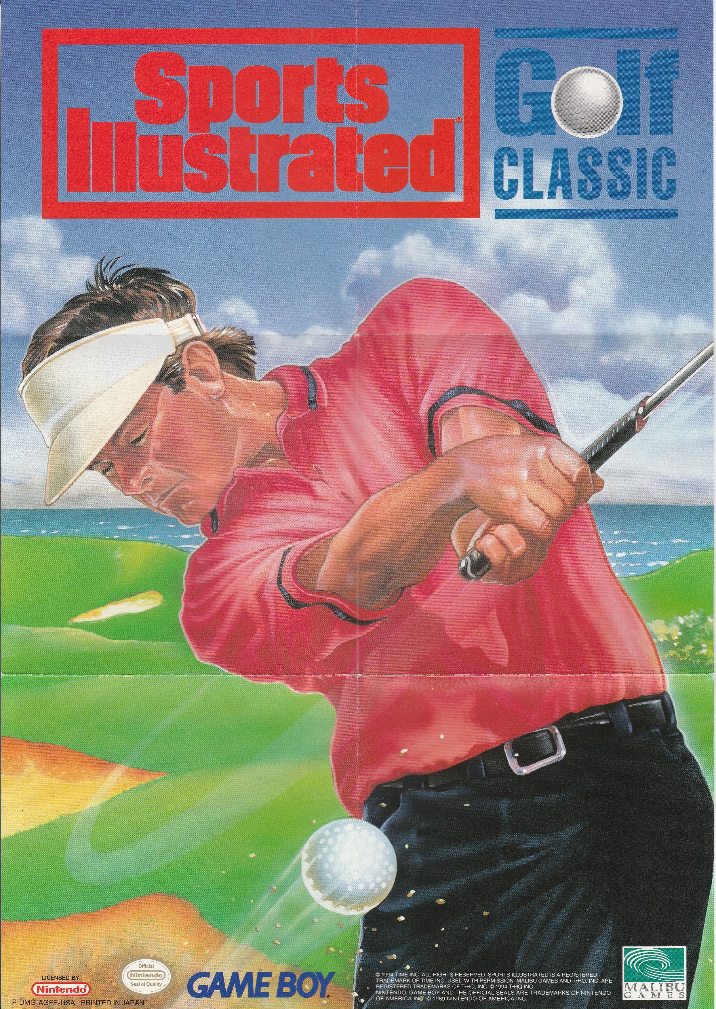 Sports Illustrated Golf Classic USA Back of the box