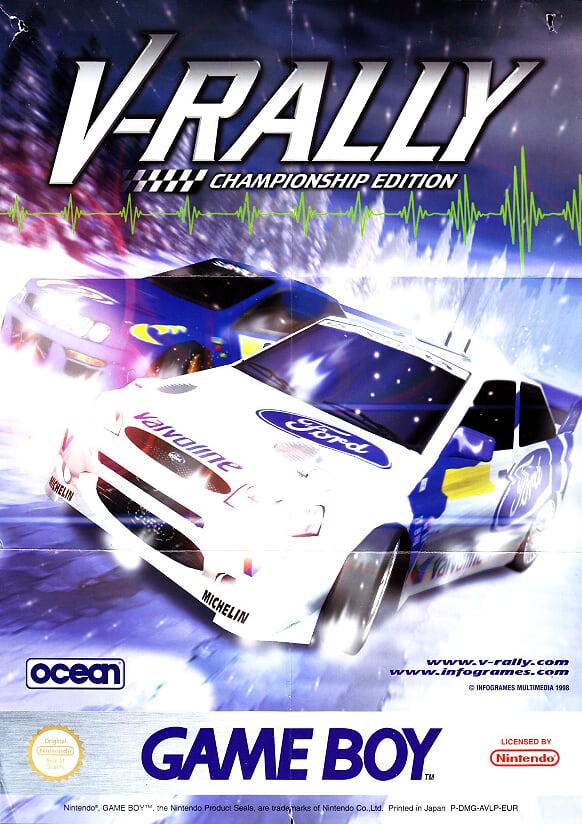 V-Rally Championship Edition EUR Back of the box