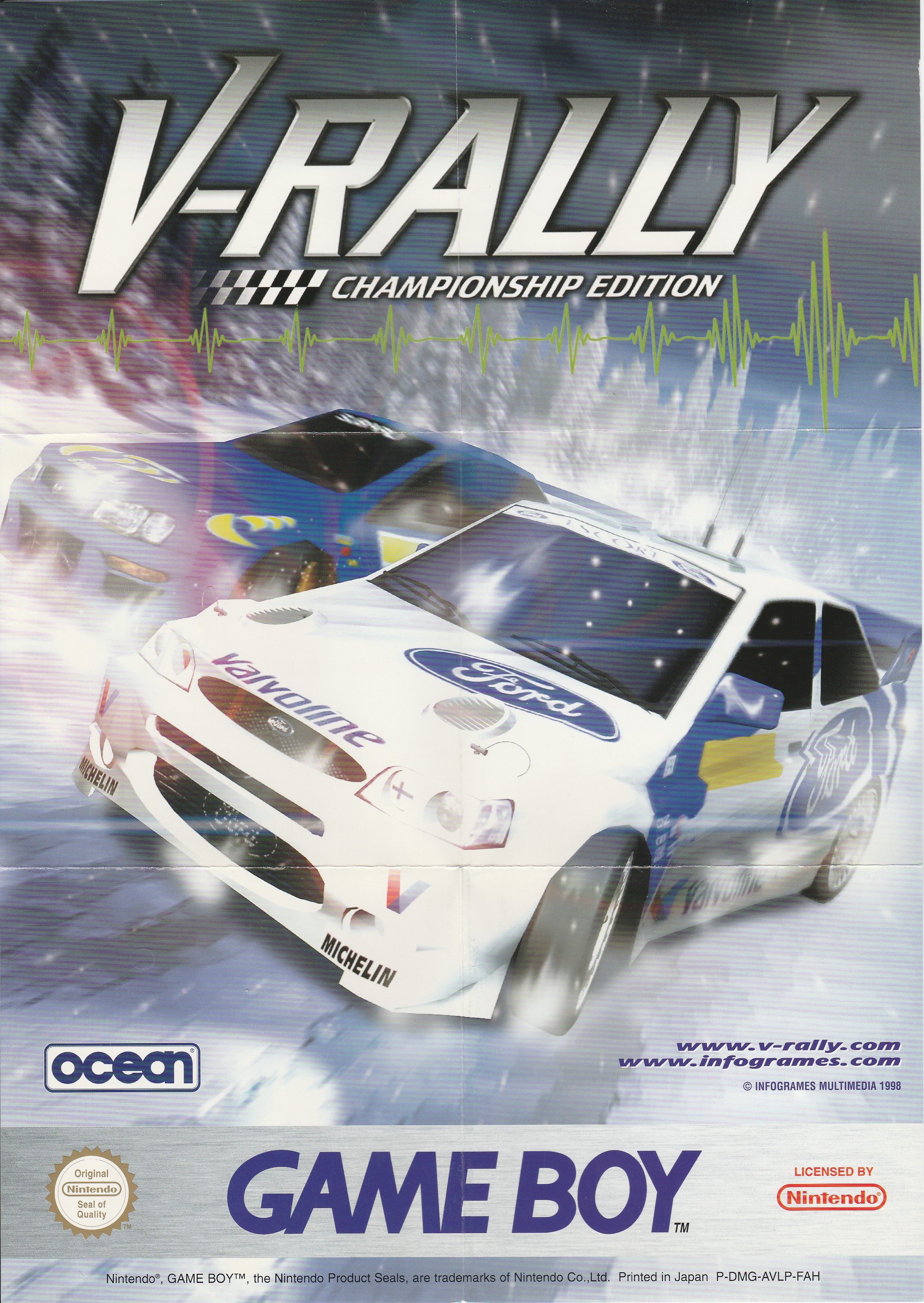 V-Rally Championship Edition FAH Back of the box