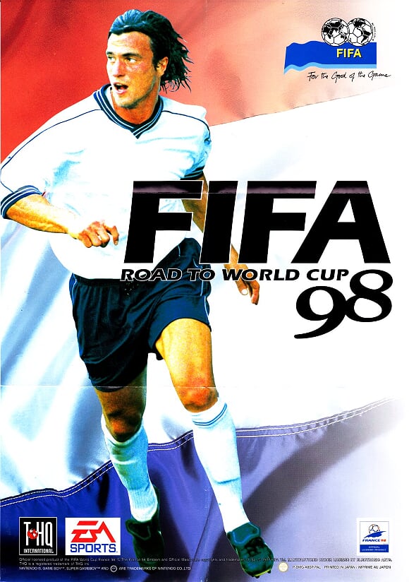 FIFA Soccer 98 EUR Back of the box