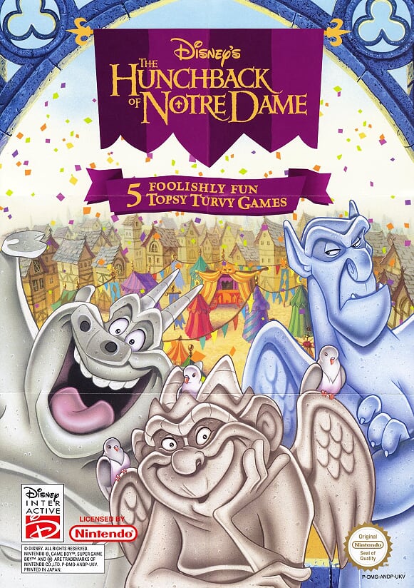 Hunchback of Notre Dame (Disney's the) UKV Back of the box