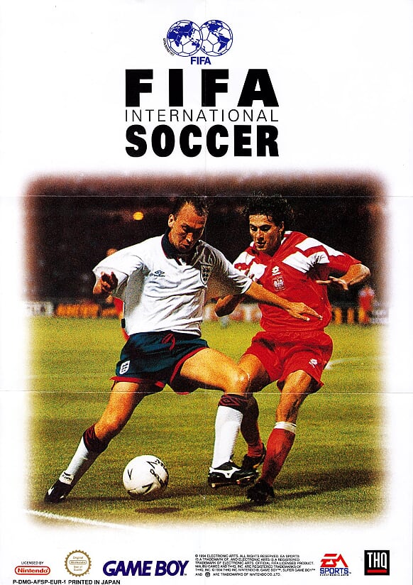 FIFA International Soccer EUR-1 Back of the box