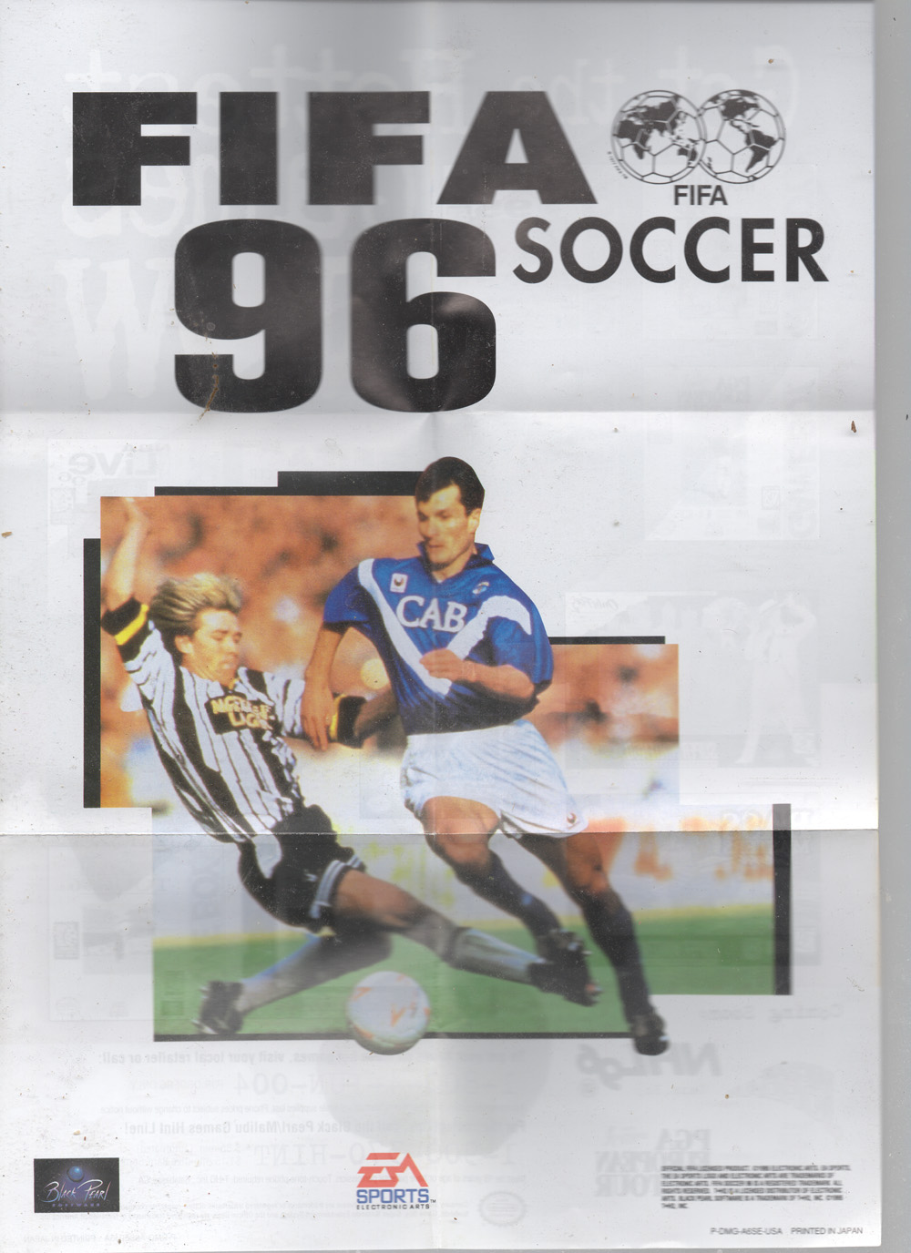 FIFA Soccer 96 USA Back of the box