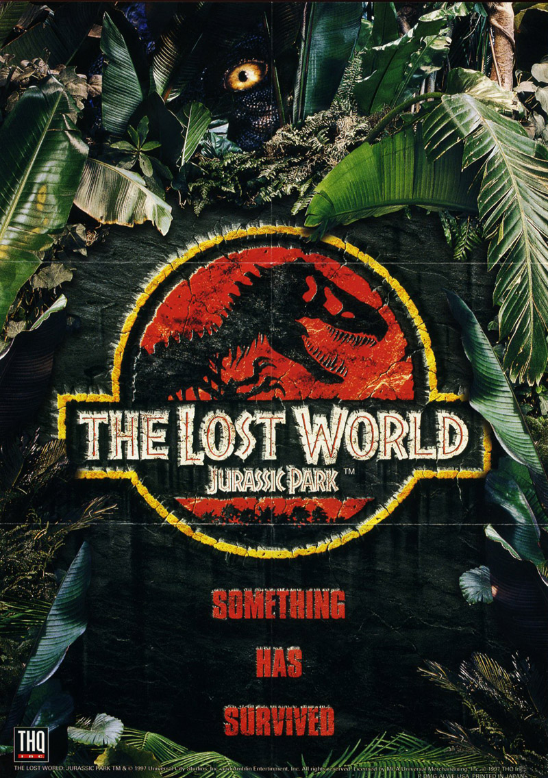 Jurassic Park the Lost World USA Back of the box