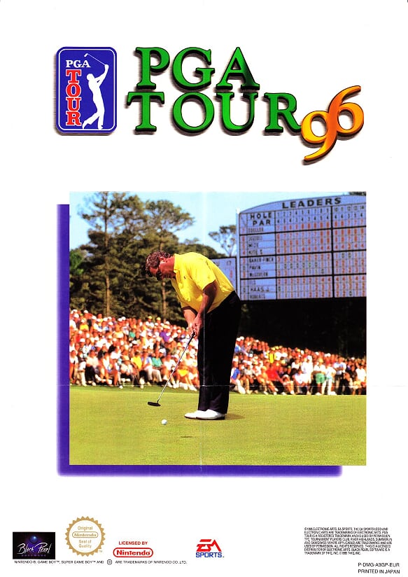 PGA Tour 96 EUR Back of the box