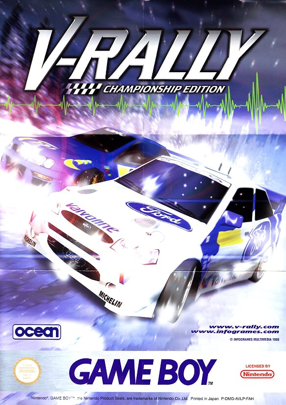 V-Rally Championship Edition FAH Back of the box