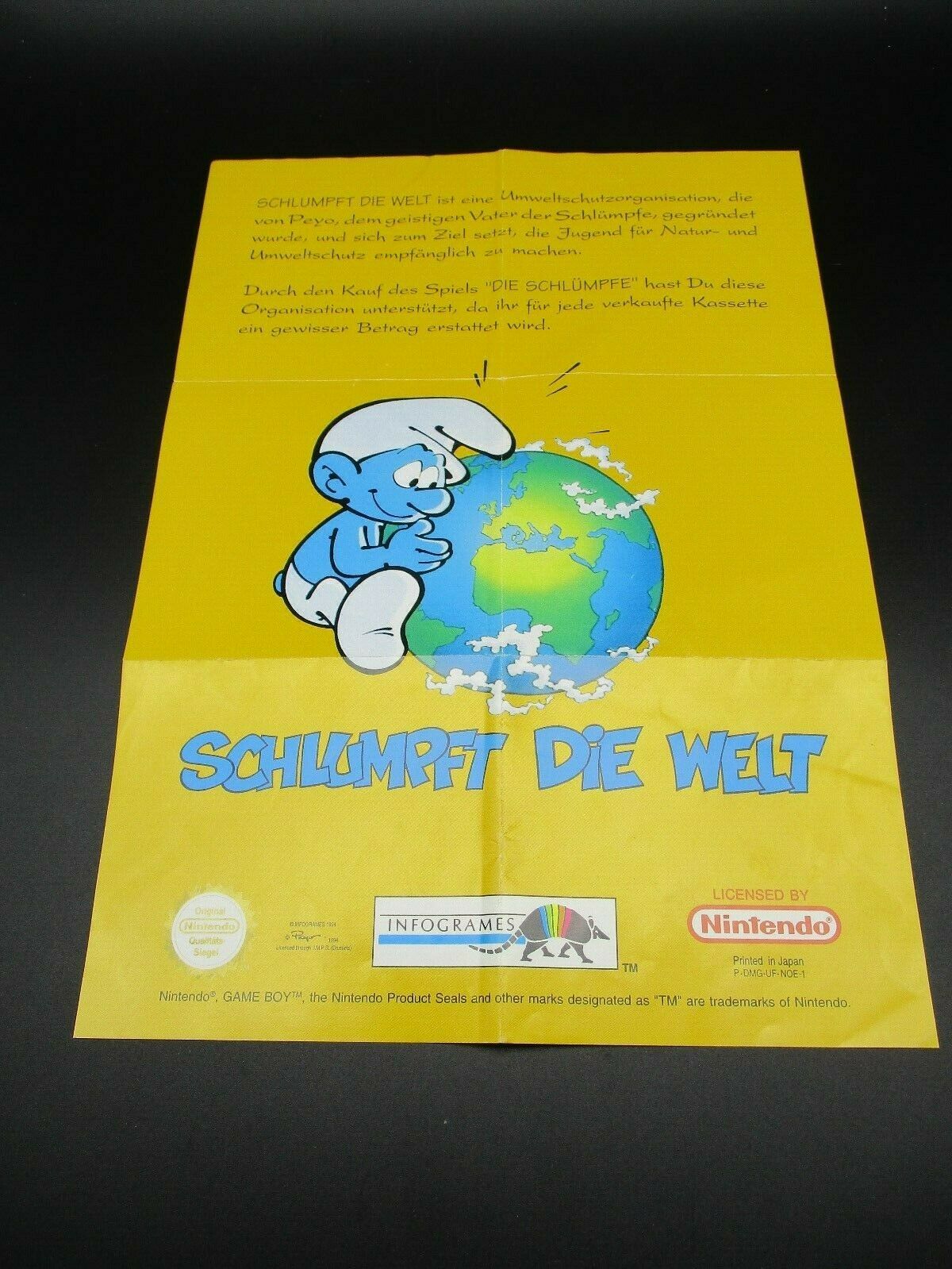 Schlümpfe (die) NOE-1 Back of the box