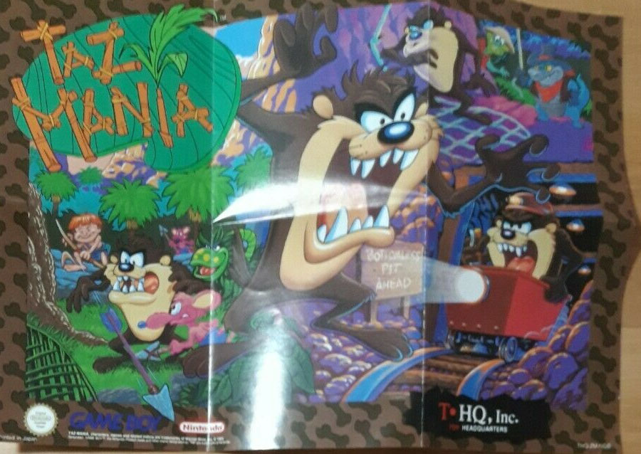 Taz Mania NOE Back of the box