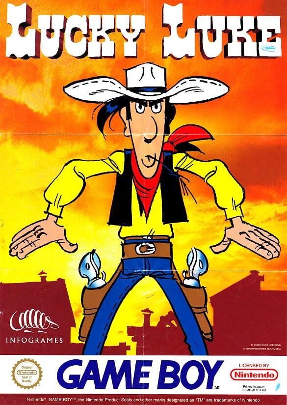 Lucky Luke FAH Back of the box