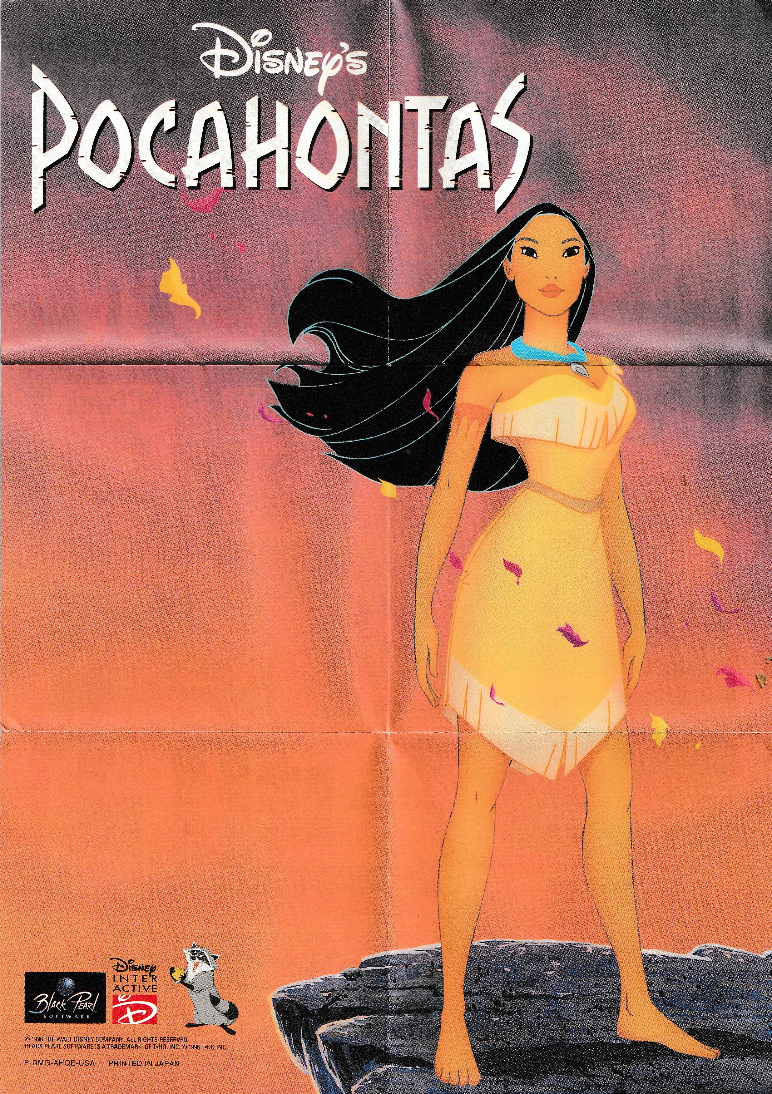 Pocahontas (Disney's) USA Back of the box