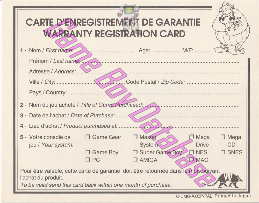 Astérix & Obélix FAH-1 Other documents