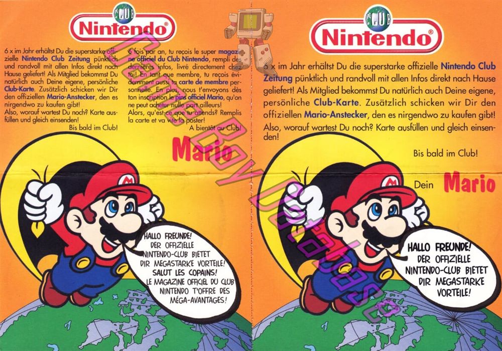 Super Mario Land FRG-3 Other documents