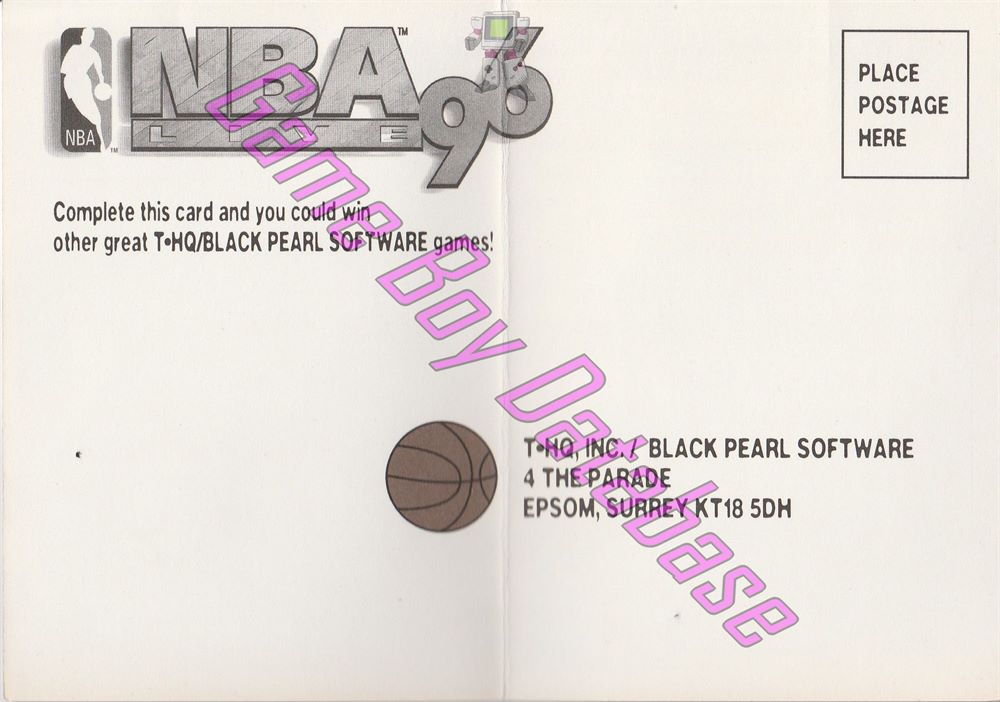 NBA Live 96 EUR Other documents