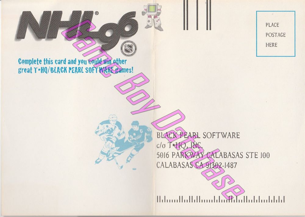 NHL 96 USA Other documents