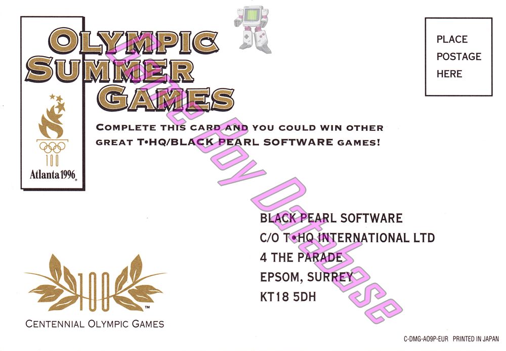 Olympic Summer Games EUR Other documents