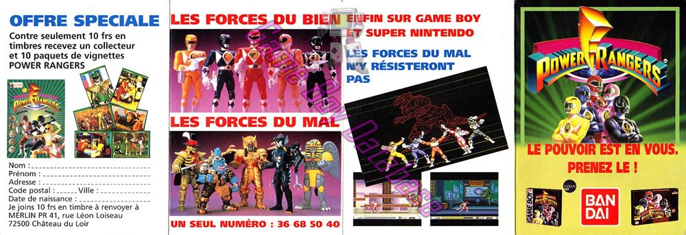 Power rangers EUR Other documents