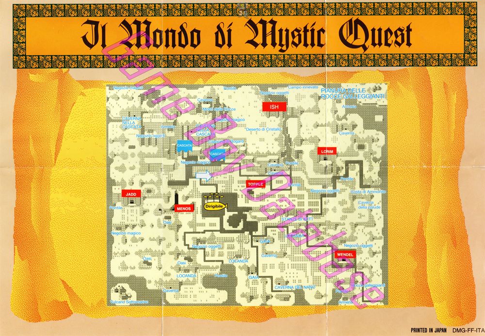 Mystic Quest ITA-1 Other documents