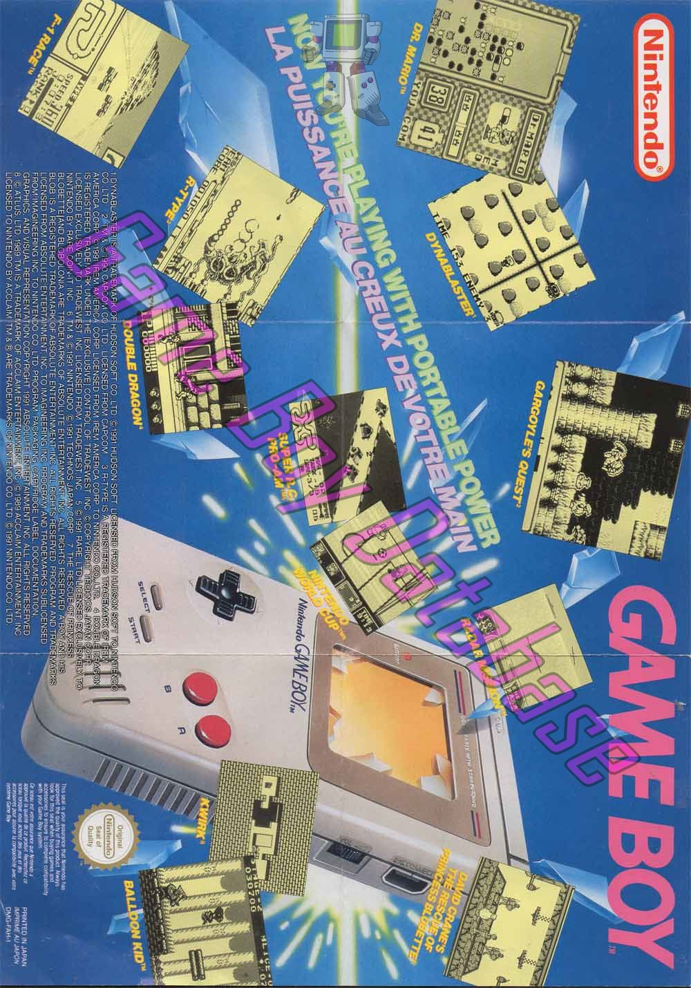 Game Boy Gallery 5 in 1 FAH Other documents