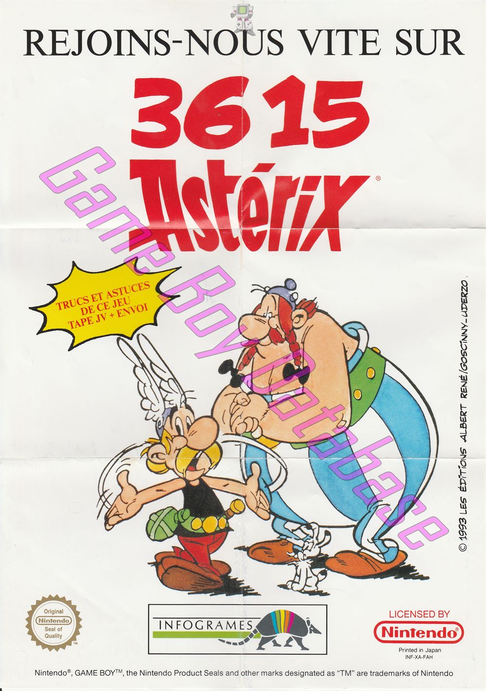 Astérix FAH-2 Other documents