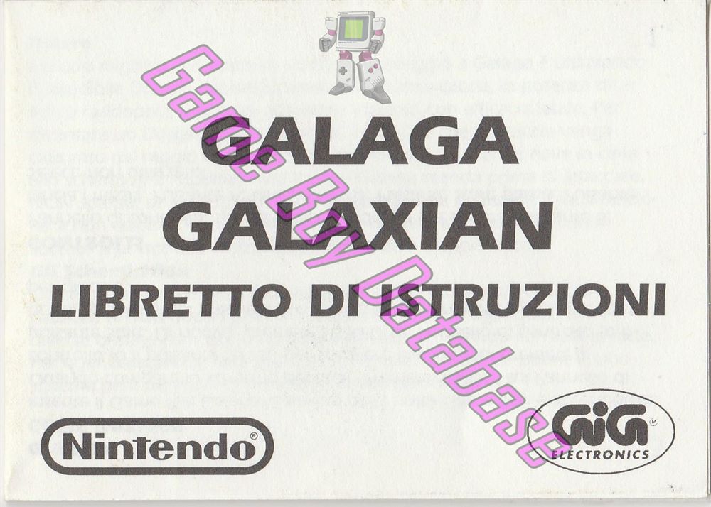 Arcade Classic no.3 Galaga - Galaxian GPS Other documents