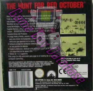 Hunt for Red October (the) ESP Back of the box