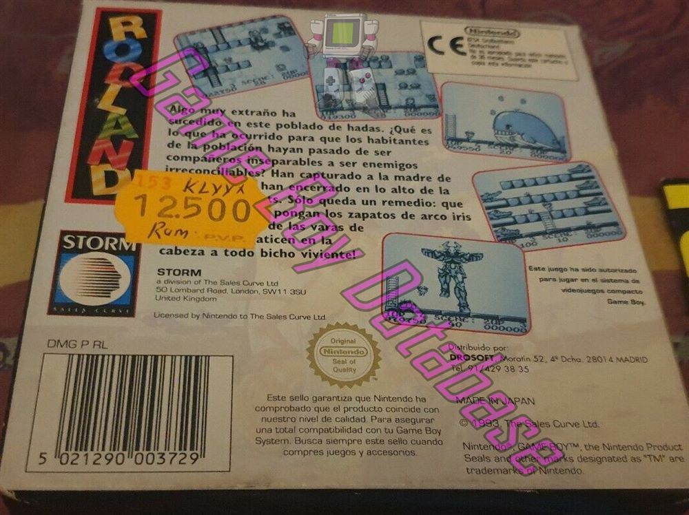 Rodland ESP Back of the box