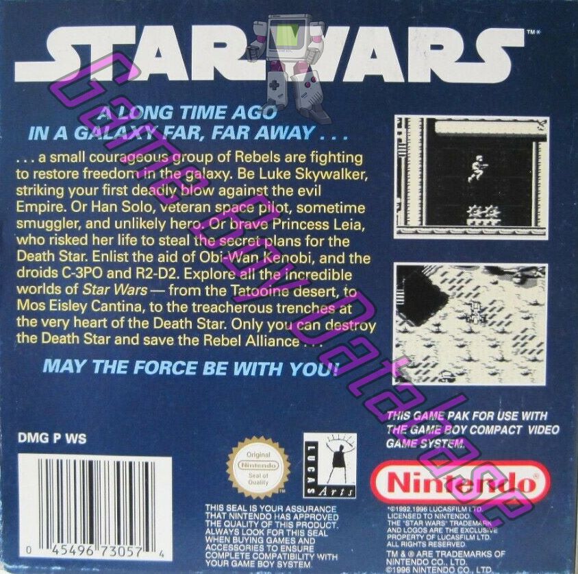 Star Wars AUS Back of the box