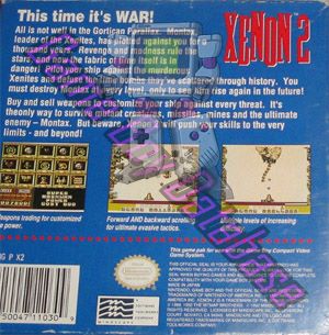 Xenon 2 USA Back of the box