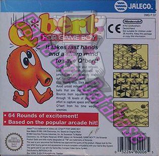 Q*Bert SCN Back of the box