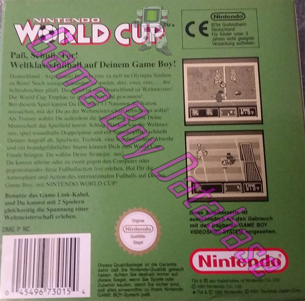 Nintendo World Cup NOE Back of the box