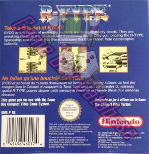 R-Type FAH Back of the box