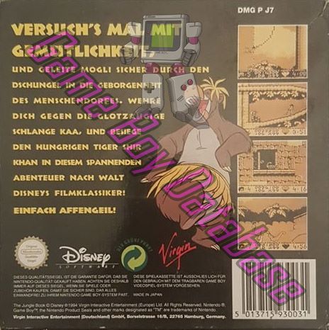 Dschungelbuch (Disney das) NOE-1 Back of the box