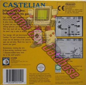 Castelian UKV Back of the box