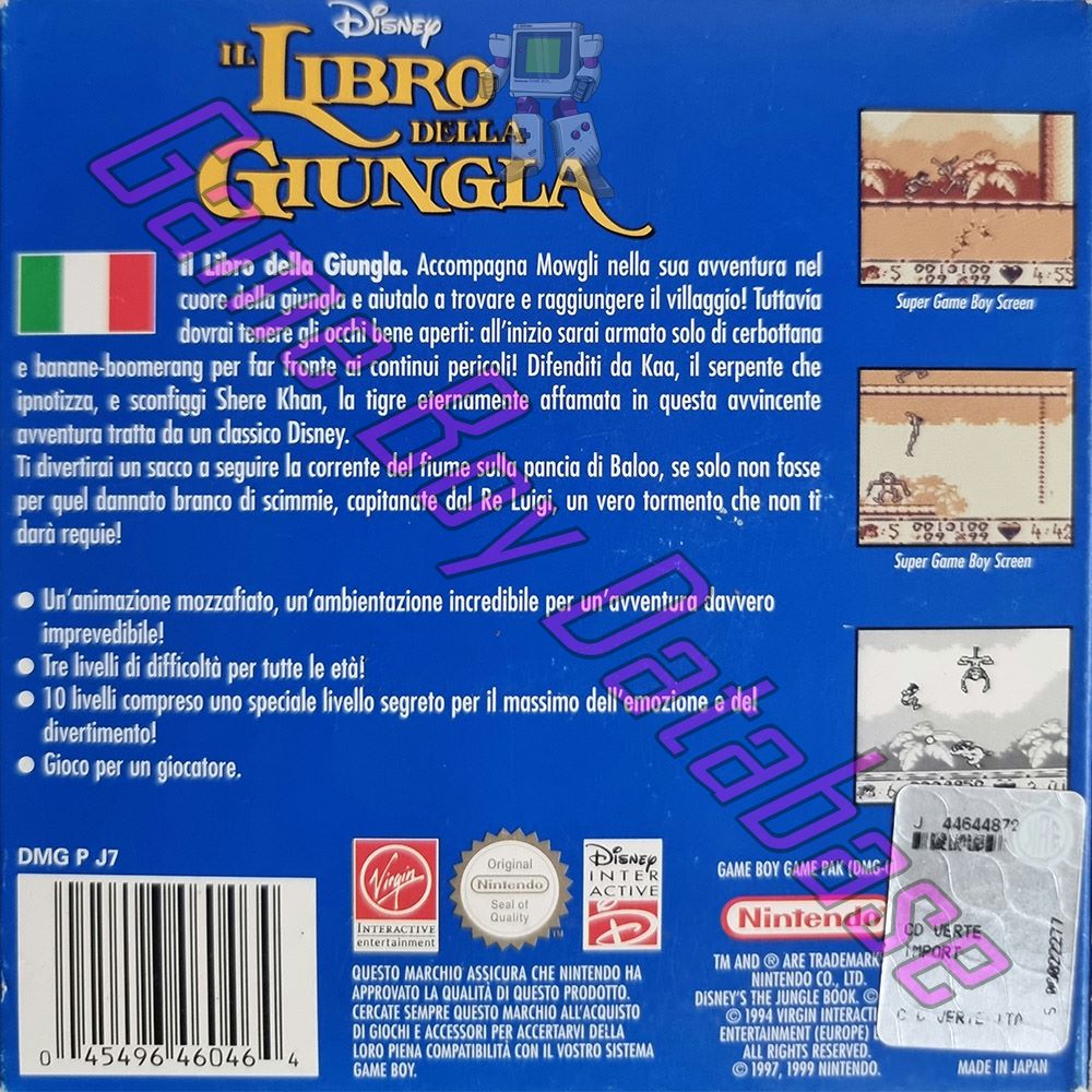 Libro della Giungla (il) NITA Back of the box