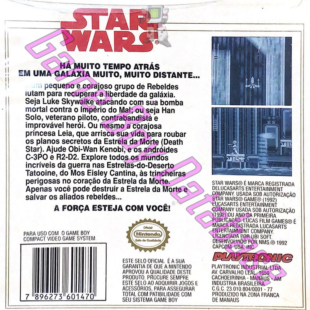 Star Wars BRA Back of the box