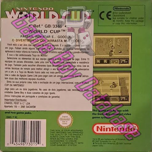 Nintendo World Cup GPS Back of the box