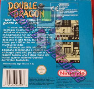 Double Dragon ITA Back of the box