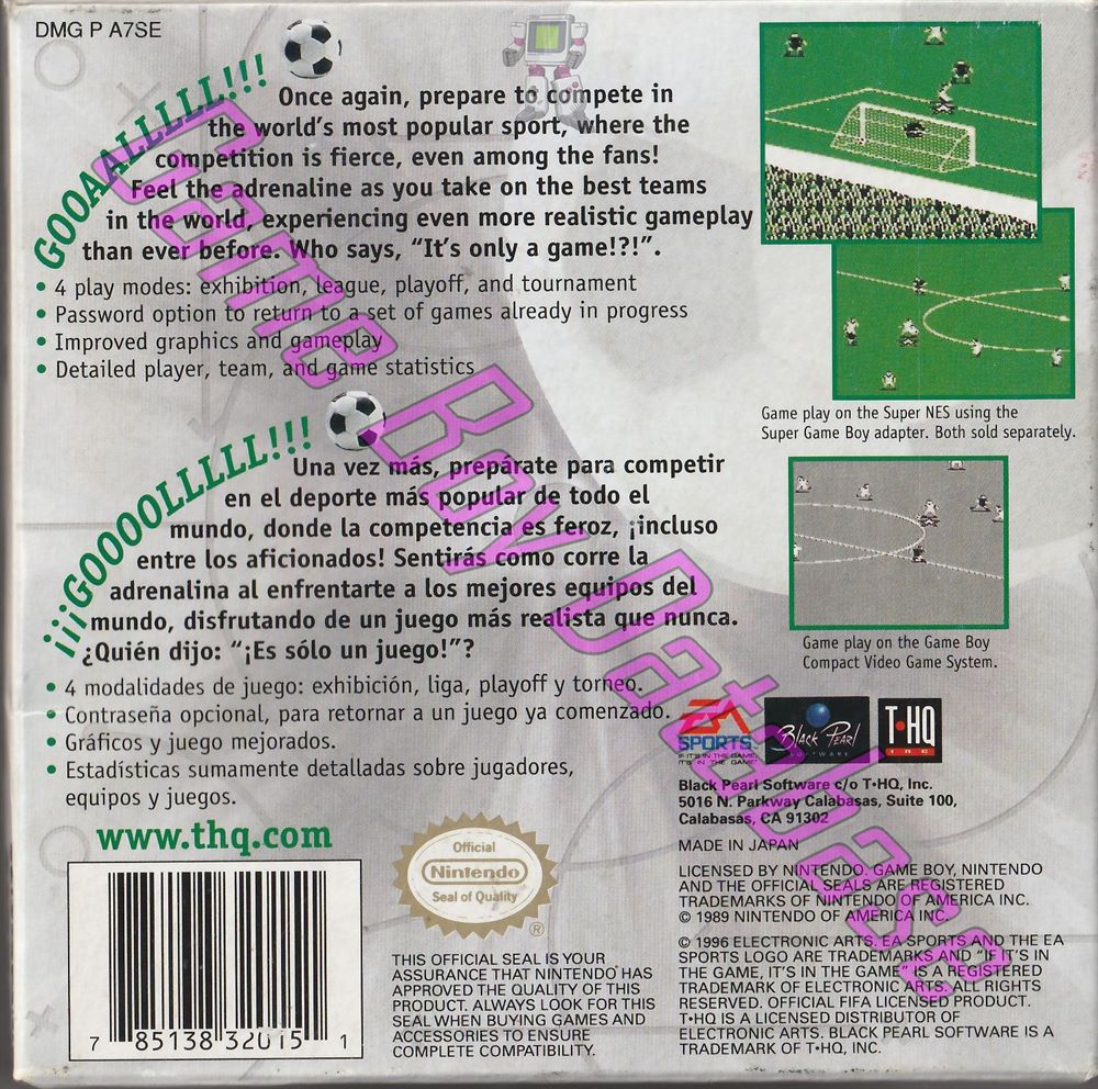 FIFA Soccer 97 USA Back of the box