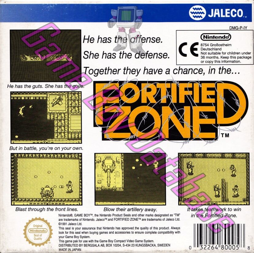 Fortified Zone SCN Back of the box