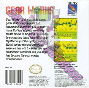 Gear Works USA Back of the box