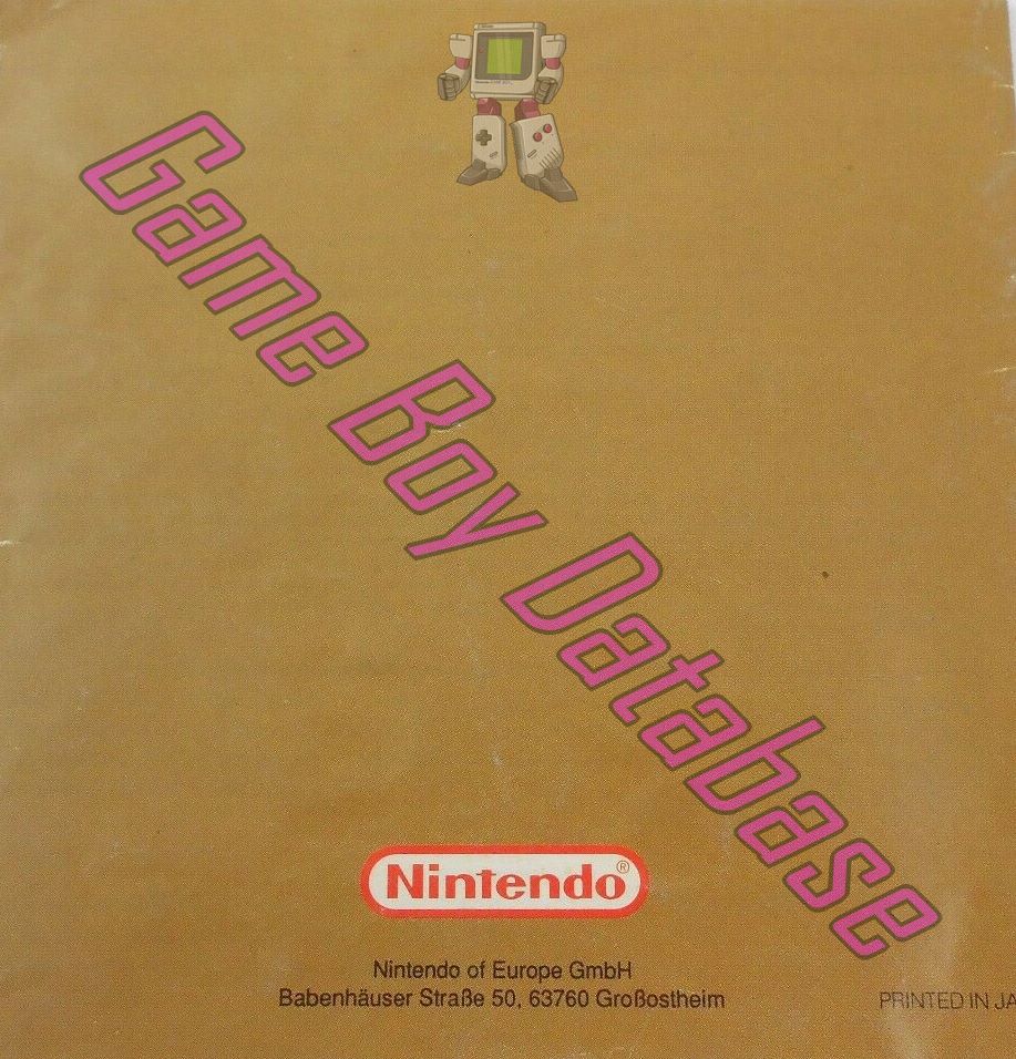 Legend of Zelda Link's Awakening (the) NOE Back of the booklet