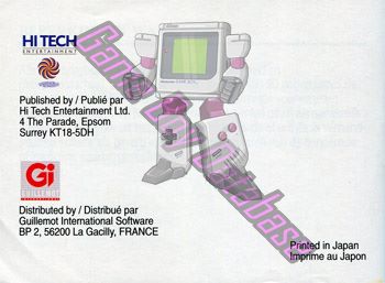 New Chessmaster (the) FAH Back of the booklet