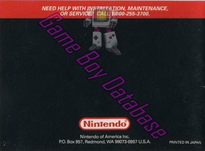 Battle Arena Toshinden USA Back of the booklet