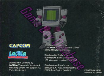 Mega Man V EUR Back of the booklet