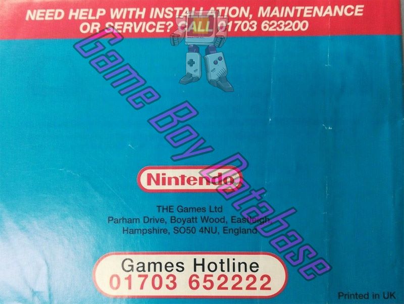 Wario Blast Featuring Bomberman! UKV Back of the booklet