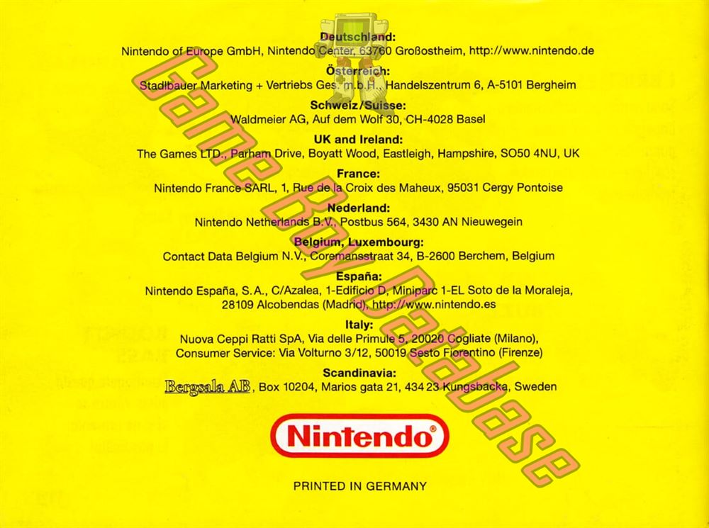 Donkey Kong Land III NEU6 Back of the booklet