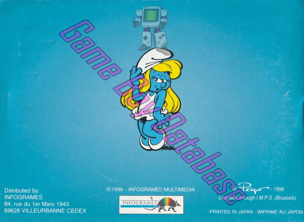 Smurfs Travel the World (the) EUR Back of the booklet